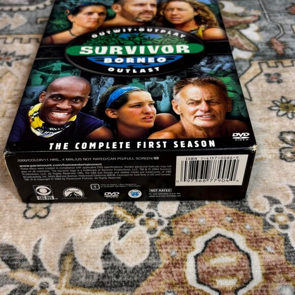 Survivor Borneo The Complete First Season Set of DVD Videos - Tested Working - Picture 4 of 15